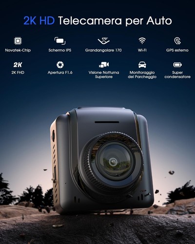 Dash cam auto - 2k,