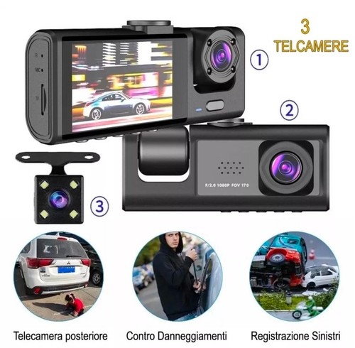Dashcam telecamera per auto - dashcam,