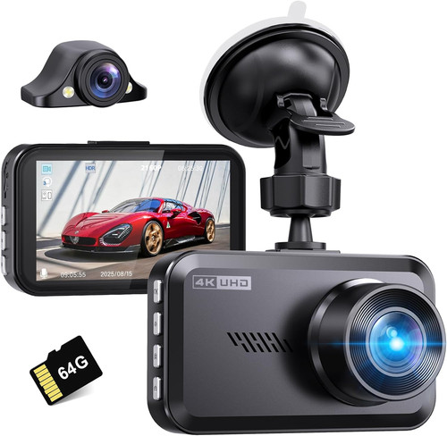 Doppia dashcam scheda - 4k+2.5k,