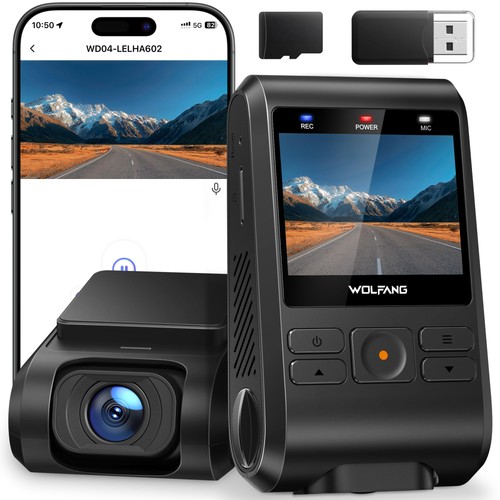 Dash cam auto 1440p wifi - cam,
