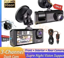 3 CAM DASHCAM PER AUTO WI-FI