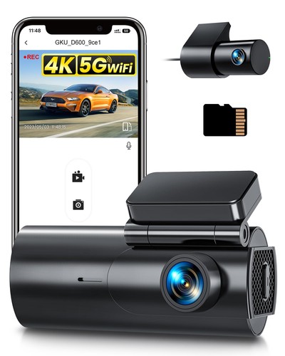 Gku dash cam - 4k, 1080p