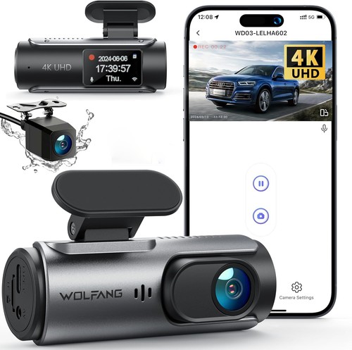 Dash cam auto doppia wifi - auto,